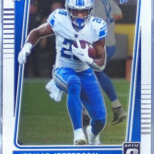 2021 Donruss Optic Jermar Jefferson RC #296 Lions