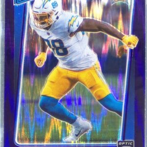 2021 Donruss Optic Tre' McKitty Purple Shock RC #284 Chargers
