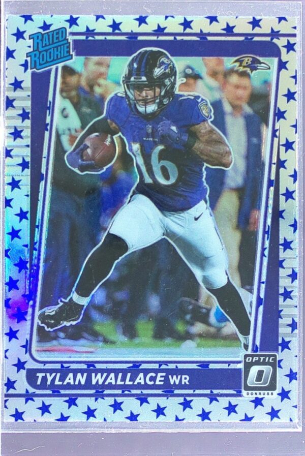 2021 Donruss Optic Tylan Wallace Stars RC #226 Ravens