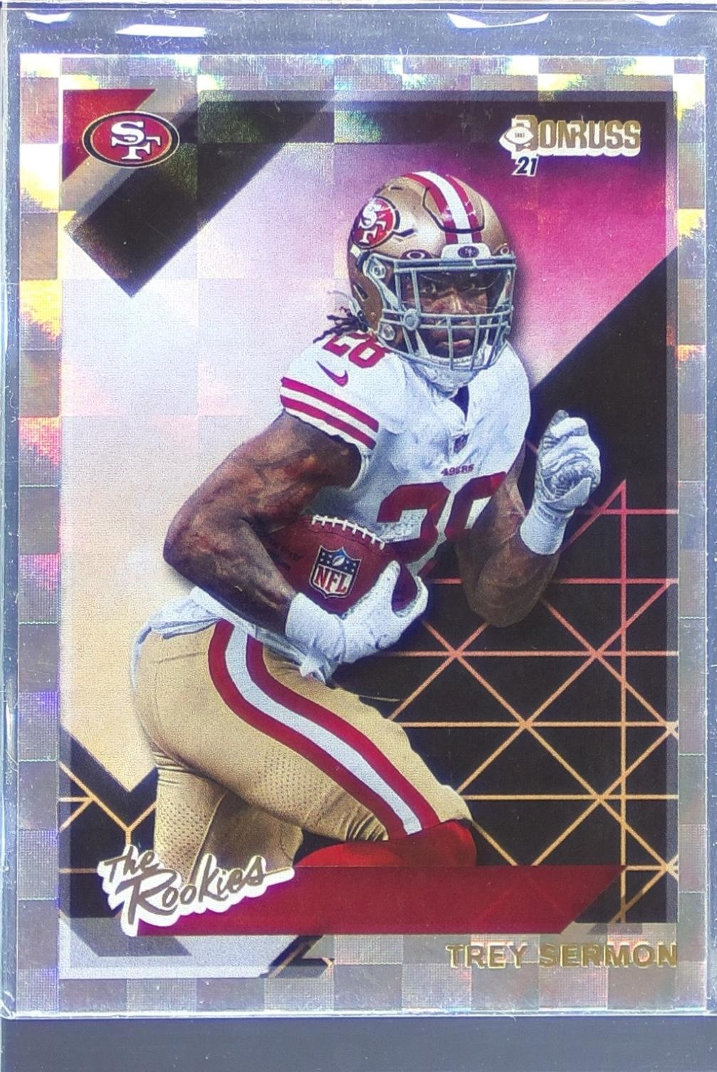 2021 Donruss Trey Sermon #TR-TSE 49ers The Rookies