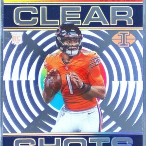 2021 Illusions Justin Fields RC #CS-19 Bears Clear Shots