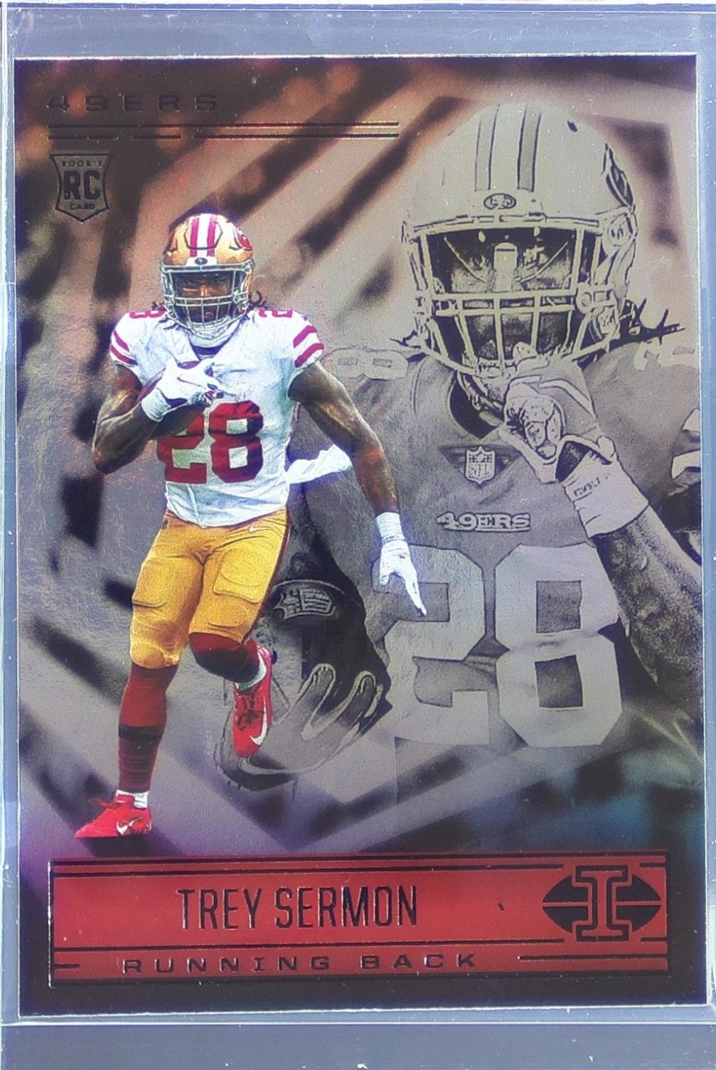 2021 Illusions Trey Sermon Retail RC #82 49ers
