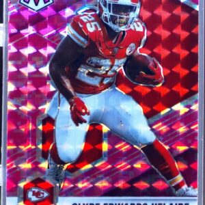 2021 Mosaic Clyde Edwards-Helaire Prizm Camo Pink #6 Chiefs