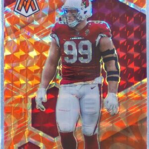 2021 Mosaic J.J. Watt Prizm Reactive Orange #12 Cardinals