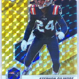 2021 Mosaic Stephon Gilmore Prizm Gold #140 Patriots