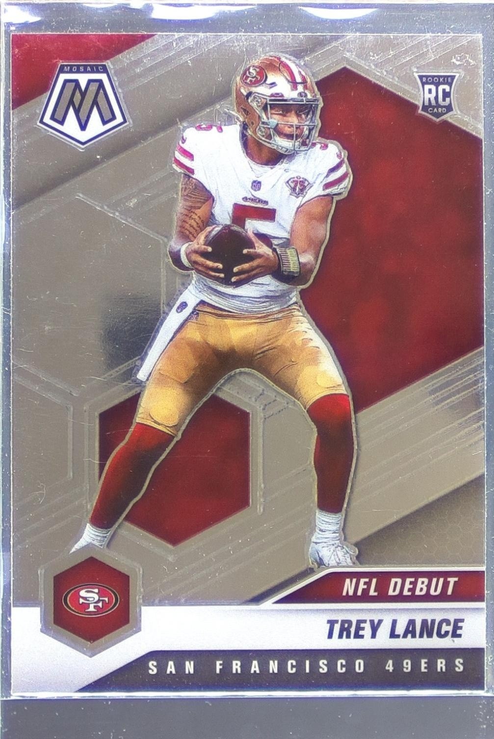 2021 Mosaic Trey Lance RC #244 49ers