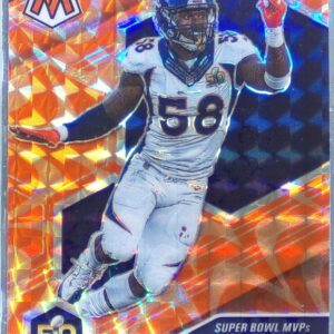 2021 Mosaic Von Miller Prizm Reactive Orange #300 Broncos