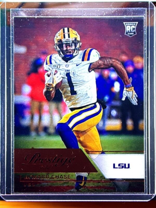 2021 Panini Chronicles Draft Picks Ja'Marr Chase Bronze #83 Tigers
