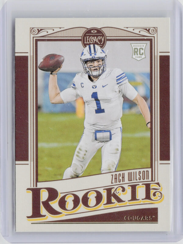 2021 Panini Legacy Zach Wilson RC #143 Cougars