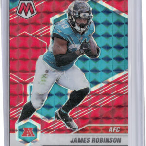 2021 Panini Mosaic James Robinson Prizm Red #232 Jaguars