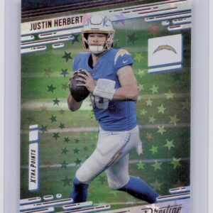 2021 Panini Prestige Justin Herbert Xtra Points Astral #192 Chargers