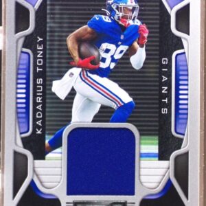 2021 Playbook Kadarius Toney JSY #GG-KTO Giants Gridiron Gear