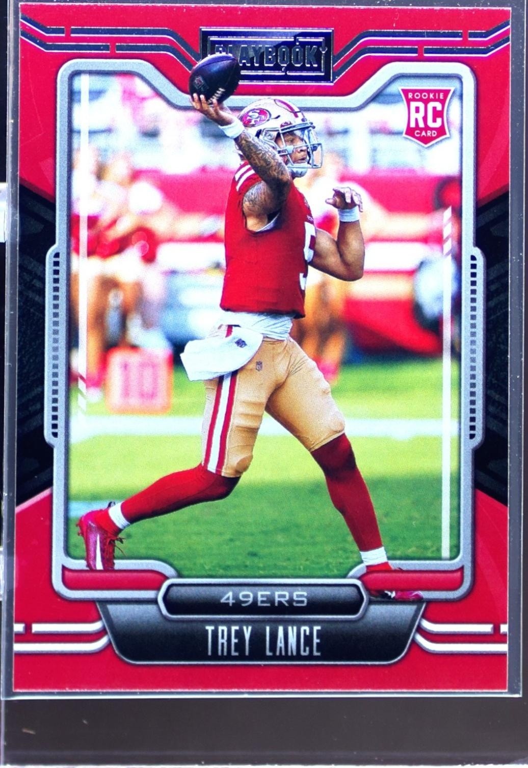 2021 Playbook Trey Lance RC #103 49ers