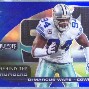 2021 Playoff DeMarcus Ware #BTN-DWA Cowboys Behind the Numbers Blue