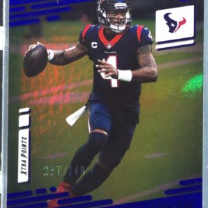 2021 Prestige DeShaun Watson Xtra Points Blue /249 #29 Texans
