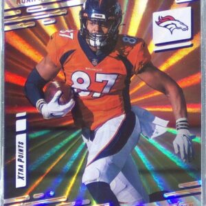 2021 Prestige Noah Fant Xtra Points Sunburst #40 Broncos