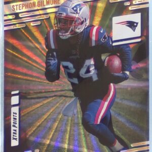 2021 Prestige Stephon Gilmore Xtra Points Sunburst #118 Patriots