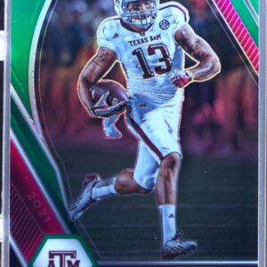 2021 Prizm Draft Picks Mike Evans Green #64 Aggies