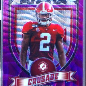 2021 Prizm Draft Picks Patrick Surtain II Purple Wave RC #178 Tide