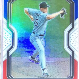 2021 Prizm Garrett Crochet Red/White/Blue Prizm RC #45 Sox