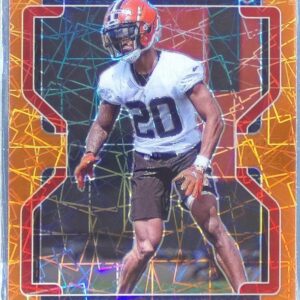 2021 Prizm Greg Newsome II Orange Lazer RC #376 Browns