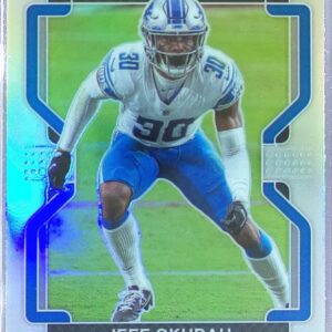 2021 Prizm Jeff Okudah Silver #153 Lions