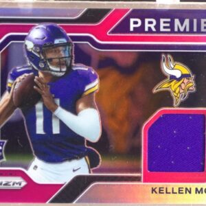 2021 Prizm Kellen Mond RC JSY #PJ-18 Vikings Premier Jerseys Pink