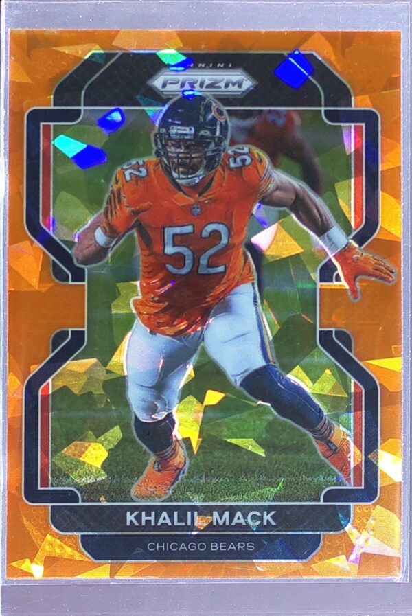 2021 Prizm Khalil Mack Orange Ice #163 Bears