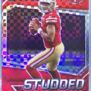 2021 Rookies & Stars Trey Lance RC #SS-23 49ers Star Studded Red Plaid