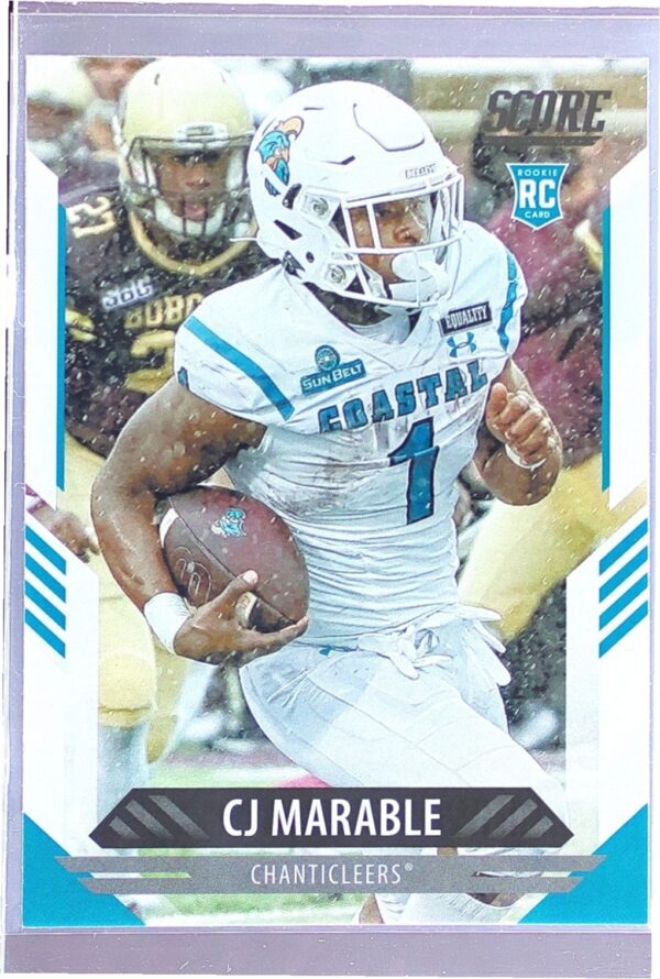 2021 Score CJ Marable RC #398 Chanticleers