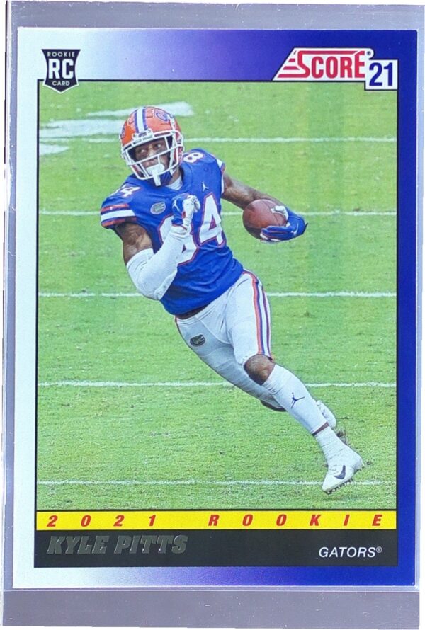 2021 Score Kyle Pitts RC #TB6 Gators 1991 Throwback