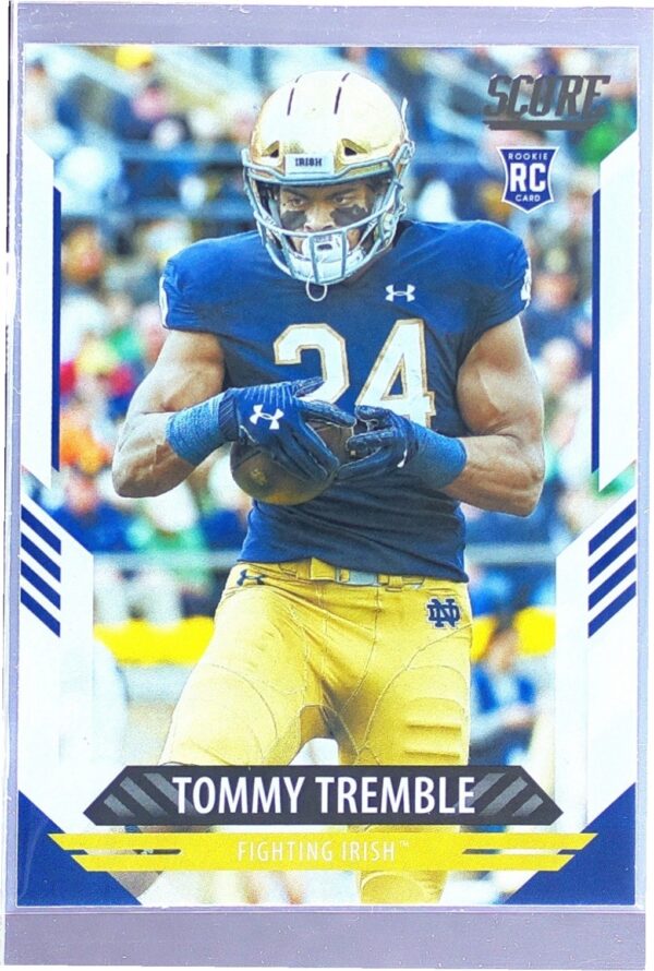 2021 Score Tommy Tremble RC #377 Irish