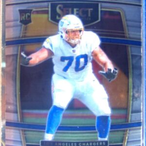 2021 Select Rashawn Slater Silver Prizm RC #86 Chargers
