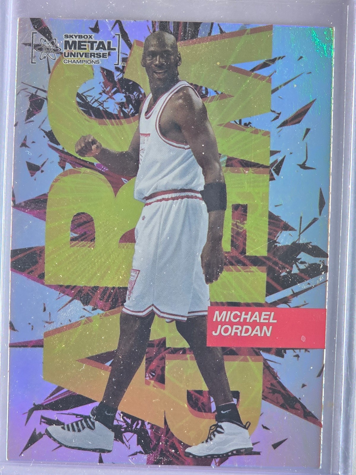 2021 Skybox Metal Universe Champions Michael Jordan Arc Weld #AW-1 Chicago Bulls