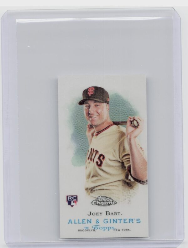 2021 Topps Allen & Ginter Chrome Joey Bart #MRD-5 Giants Mini Rookie Design Vari