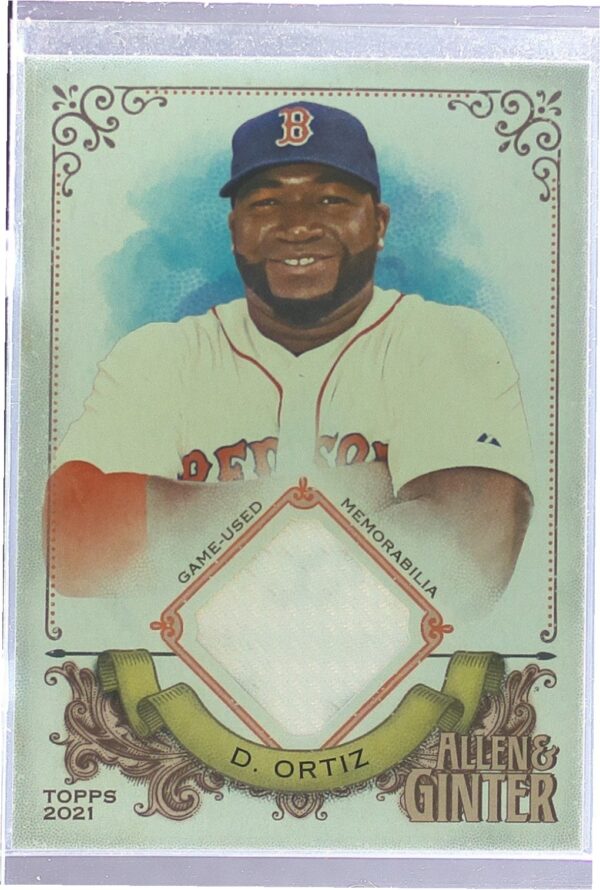 2021 Topps Allen & Ginter David Ortiz JSY #AGA-DO Sox Full Size Relics A