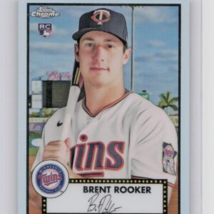 2021 Topps Chrome Platinum Anniversary Brent Rooker Refractor #65 Twins
