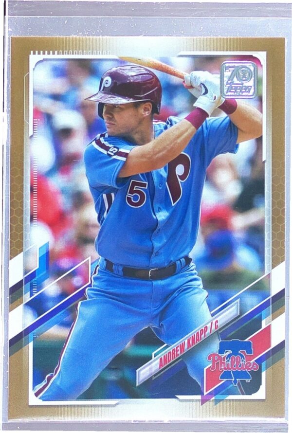 2021 Topps Update Andrew Knapp Gold /2021 #US164 Phillies