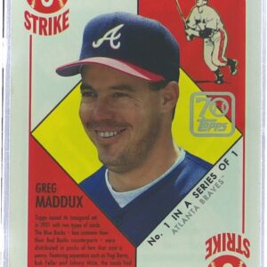 2021 Topps Update Greg Maddux #70YT-1 Braves 70 Years of Topps Baseball