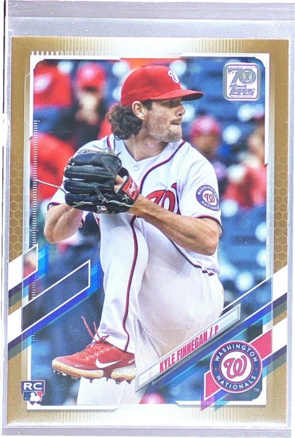2021 Topps Update Kyle Finnegan Gold /2021 RC #US103 Nationals