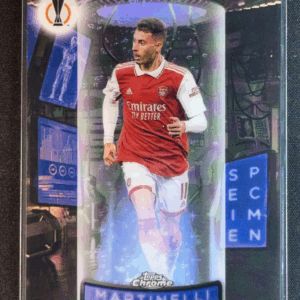 2022-23 Topps Chrome UCC Gabriel Martinelli Specimen Arsenal S-14