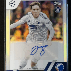 2022-23 Topps UEFA Club Isak Bergmann Johannesson Autograph Auto Rookie RC FC Co