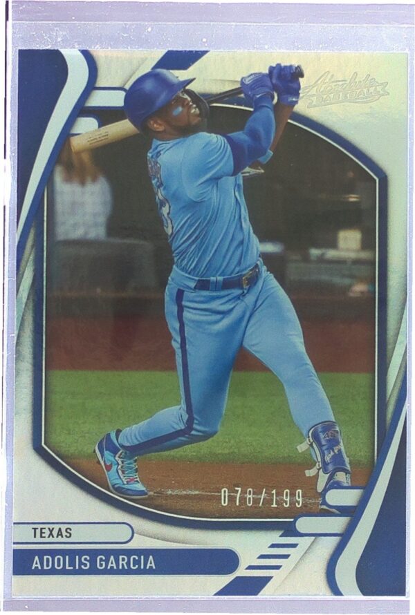 2022 Absolute Adolis Garcia Holo Silver #28 Rangers