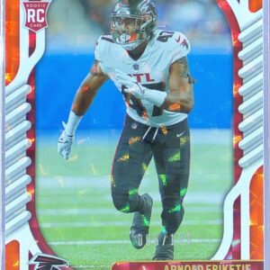 2022 Absolute Arnold Ebiketie Orange Mosaic /199 RC #145 Falcons