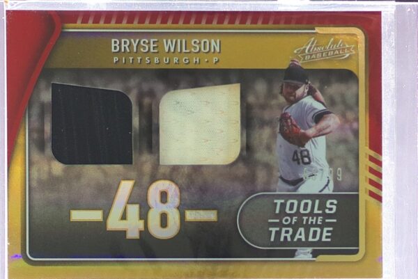 2022 Absolute Bryse Wilson /99 JSY #TTT2-BW Pirates Tools of the Trade 2 Swatch