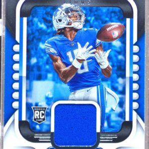 2022 Absolute Jameson Williams RC JSY #ARM-8 Lions Absolute Rookie Materials
