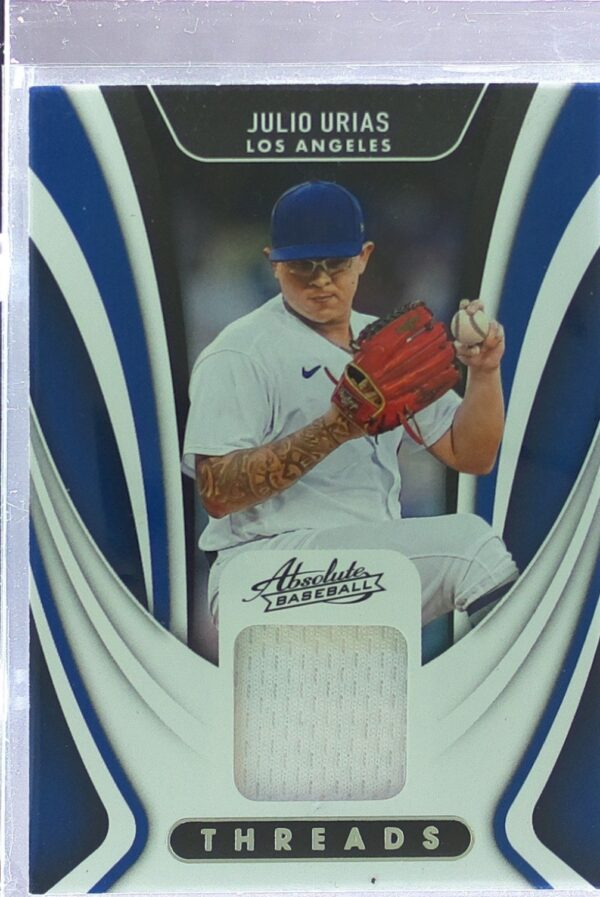 2022 Absolute Julio Urias JSY #TR-JU Dodgers Threads
