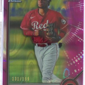 2022 Bowman Allan Cerda /199 #BCP-142 Reds Chrome Prospects Fuchsia Lava