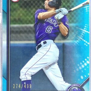 2022 Bowman Benny Montgomery /499 #BP-73 Rockies Prospects Sky Blue