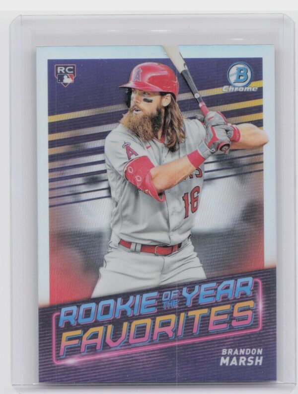 2022 Bowman Brandon Marsh #ROYF-3 Angels Rookie of the Year Favorites